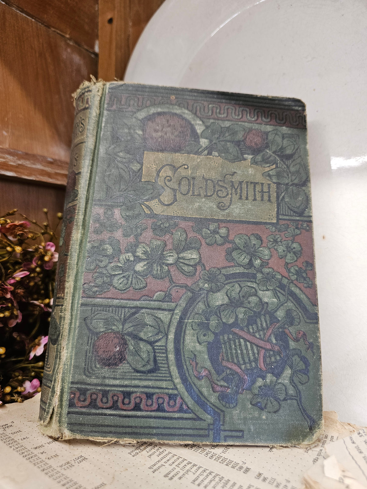 Goldsmith's poems book