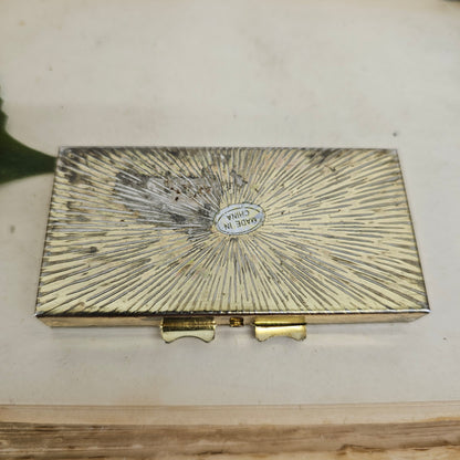 vintage Brass bird pill case