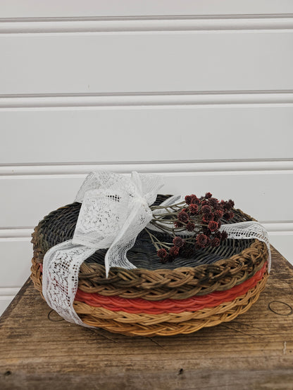 Set of 6 Round Baskets - A