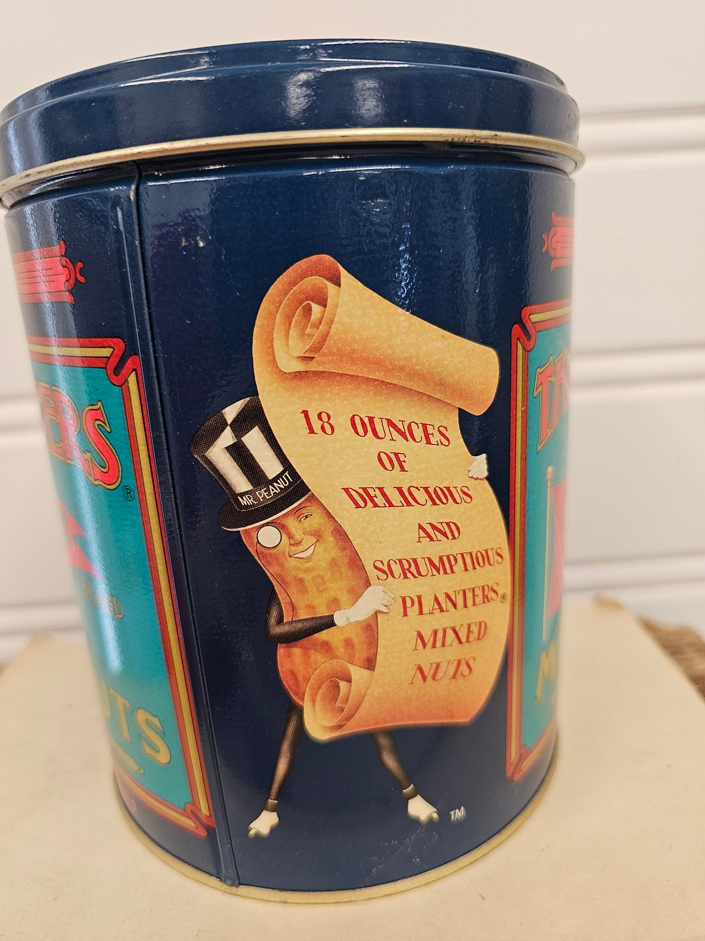 Vintage Planters Peanuts Tin