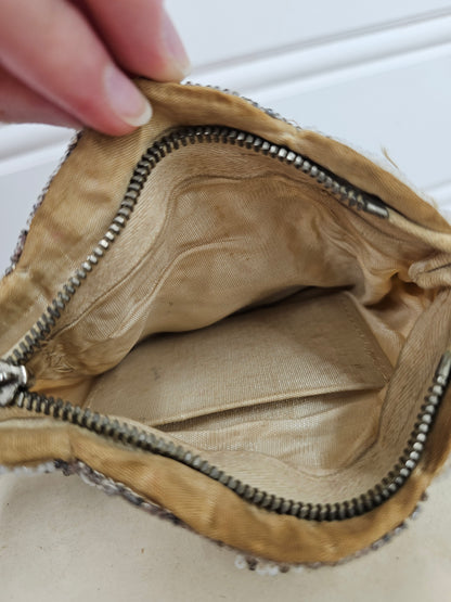 Vintage Beaded Belt Bag