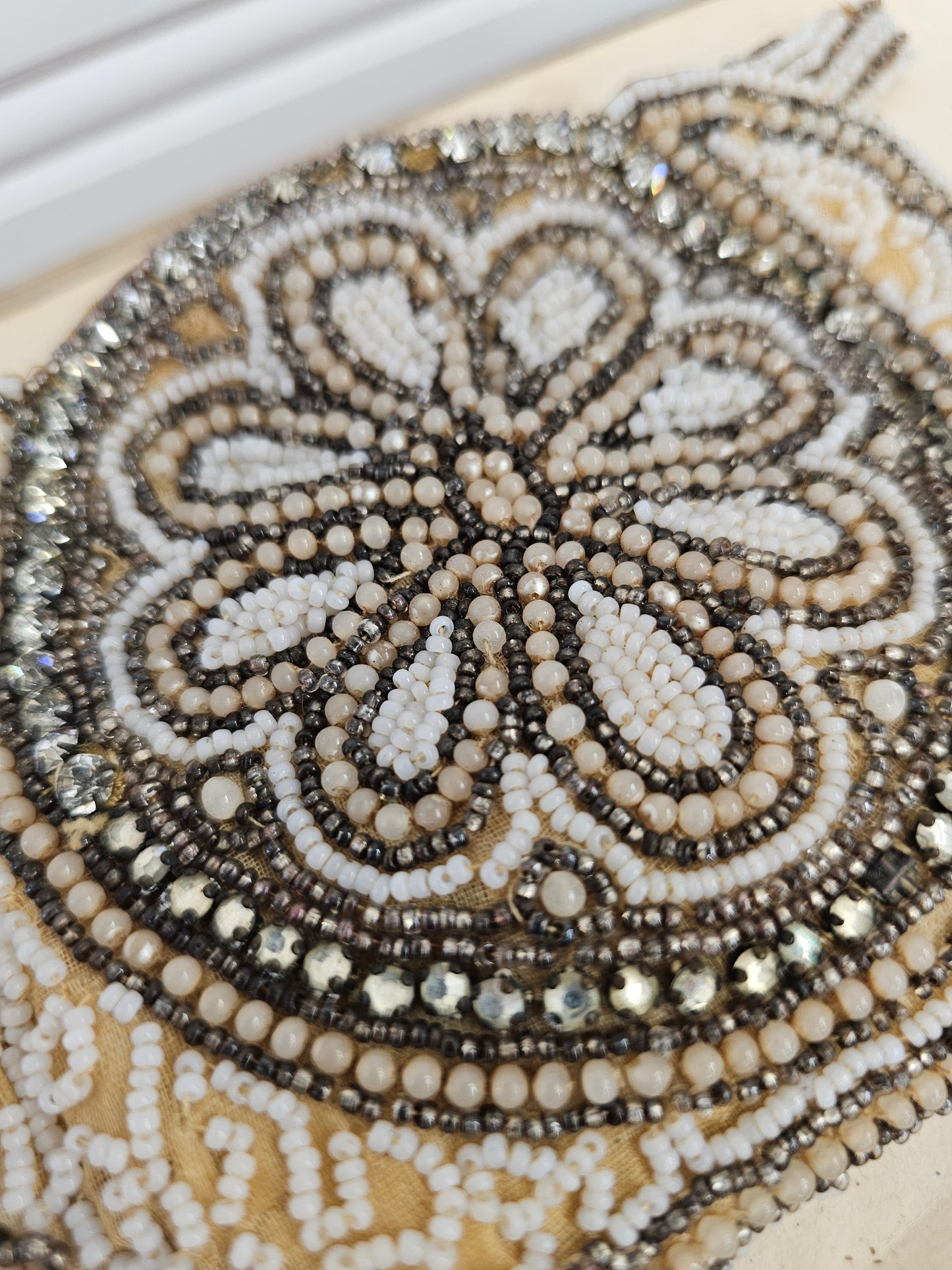 Vintage Beaded Belt Bag
