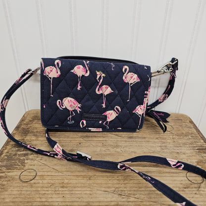 Vera Bradley flamingo 3 in 1 crossbody wallet