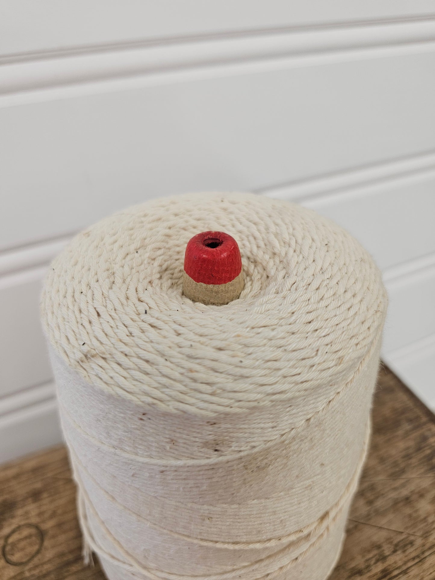 Large Spool of White Thread