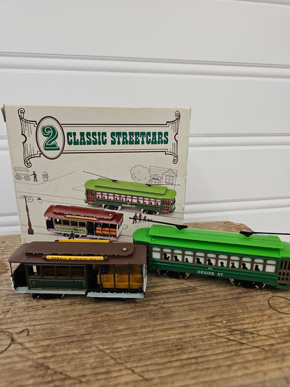 2 Classic metal Streetcars