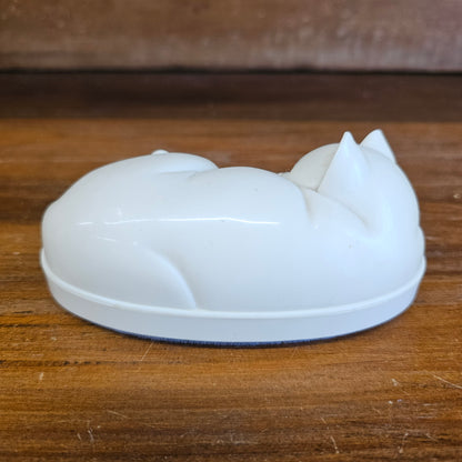Vtg Avon Cat Lint Brush Plastic, missing bed