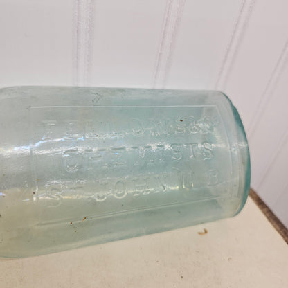 Fellows and co. Chemists St. John N.B. glass bottle