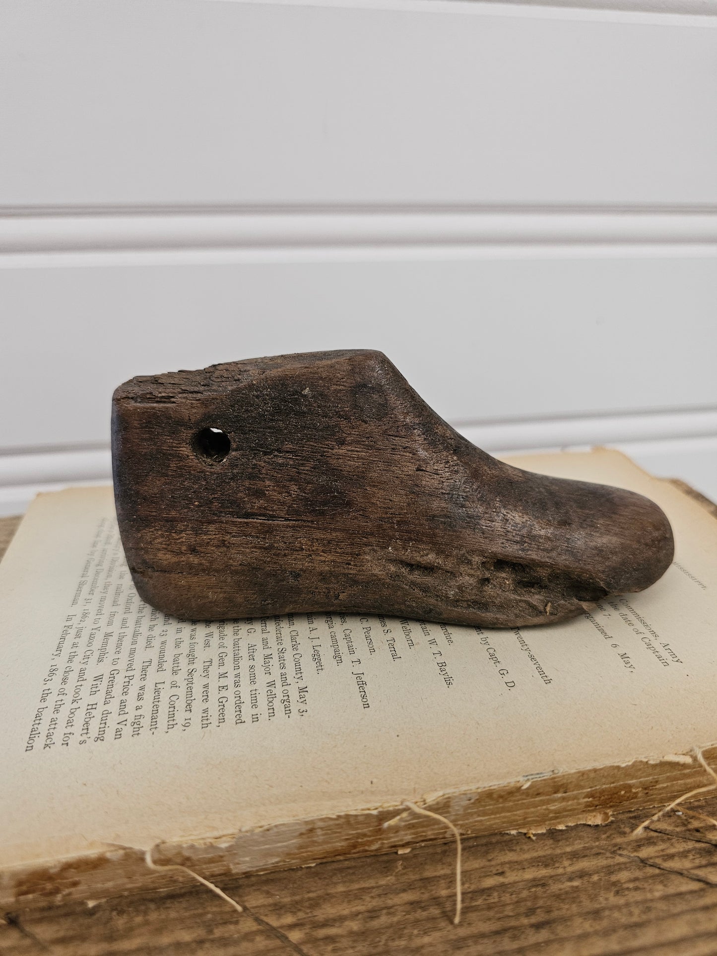 6" Wooden Shoe Form - E