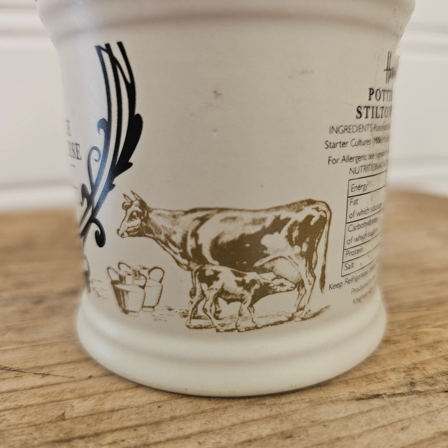 Harrods Potted Blue Stilton Cheese Container