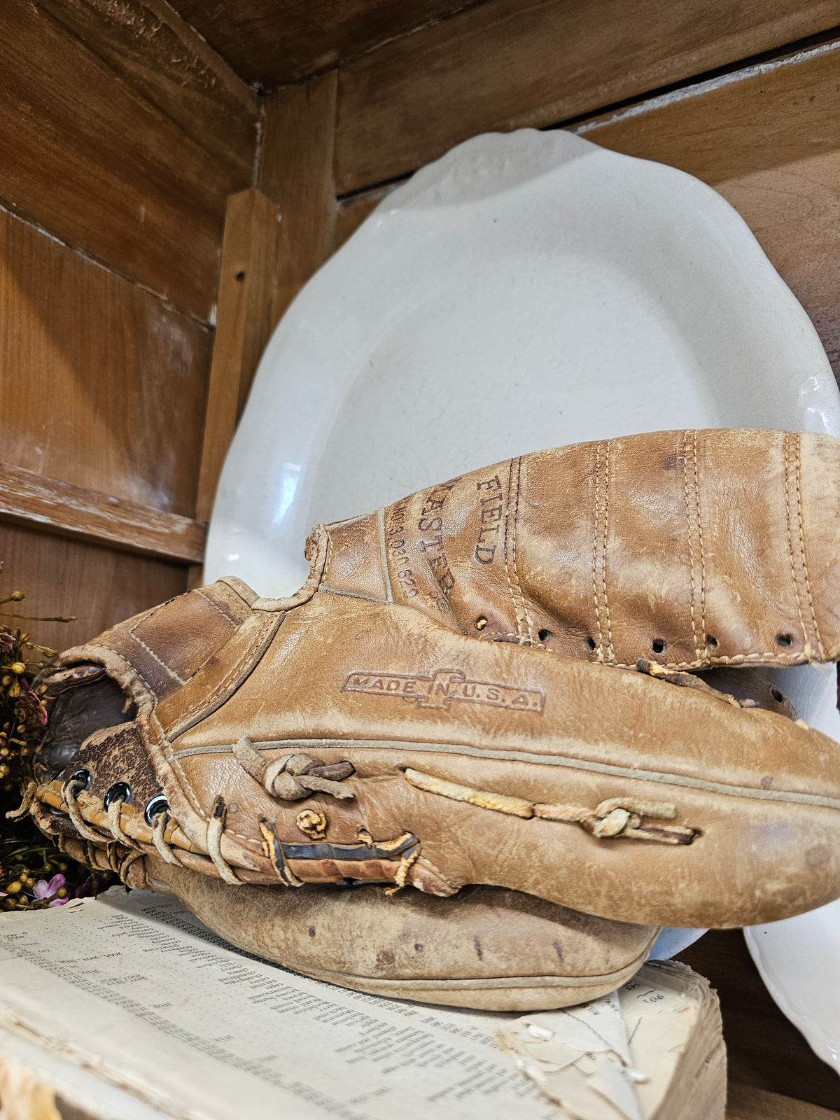 Baseball and Leather mitt