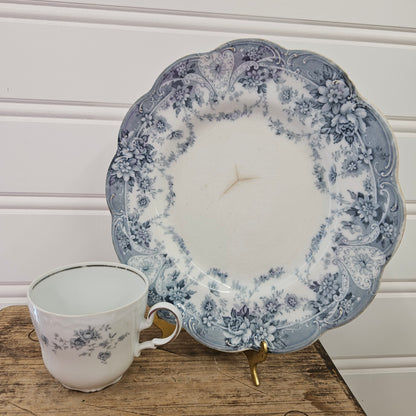 Johnson Bros, England plate (Crazed & stained) & Johann Haviland, Germany cup