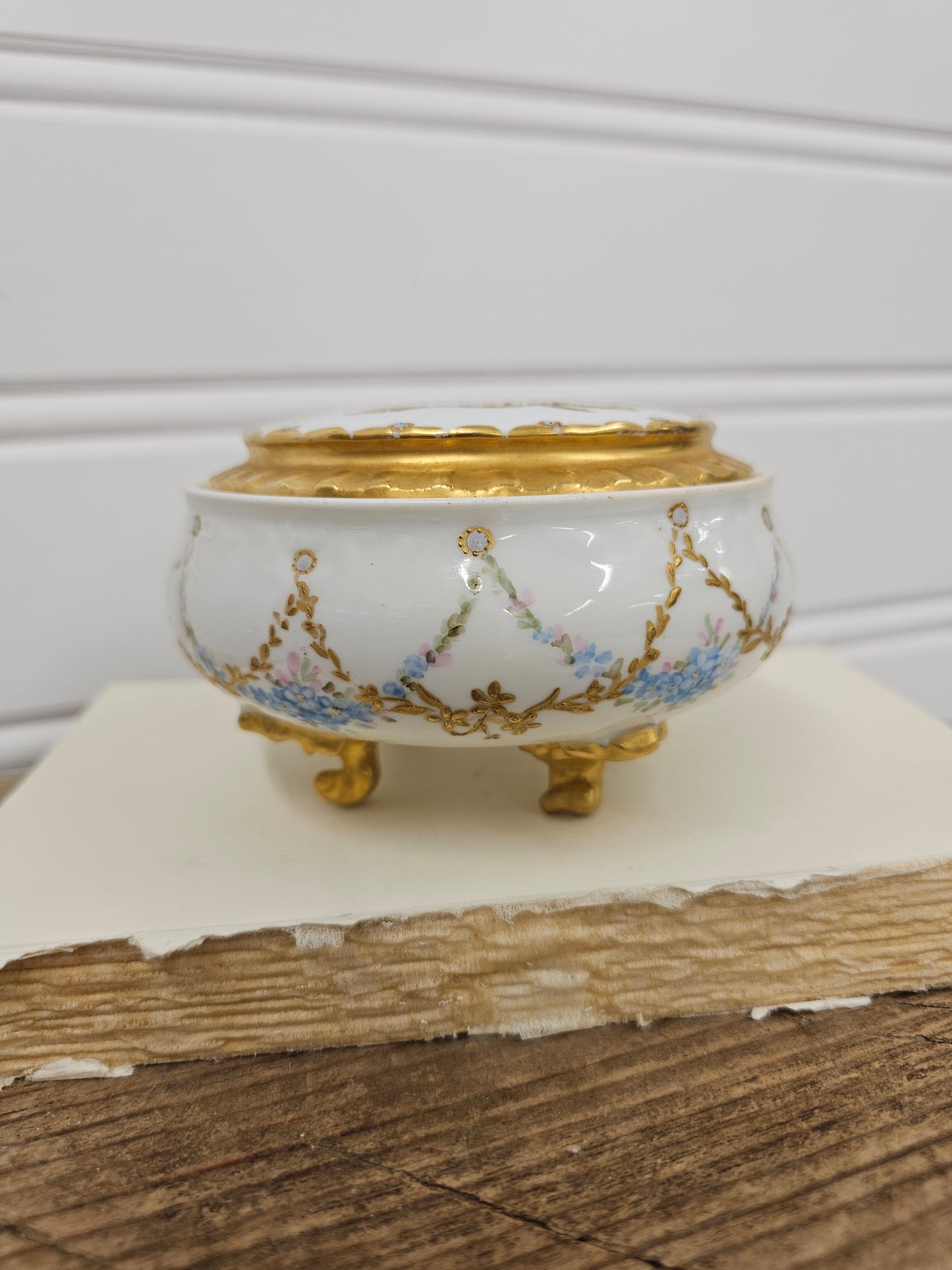 Limoges hand painted trinket dish