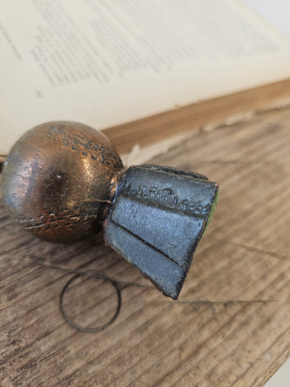 Small Copper Baseball trophy - West Point NY