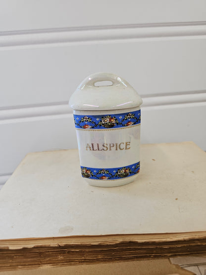 Allspice Spice Jar - Made in Czechoslovakia