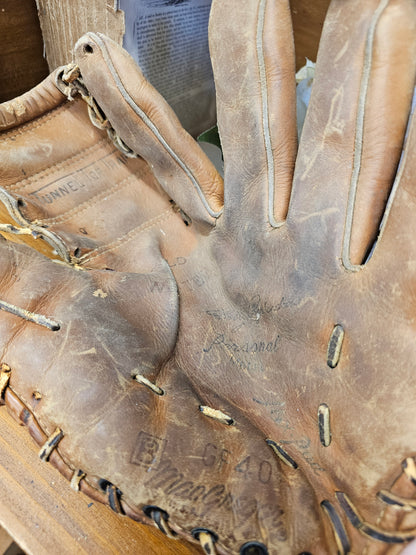 Baseball and Leather mitt