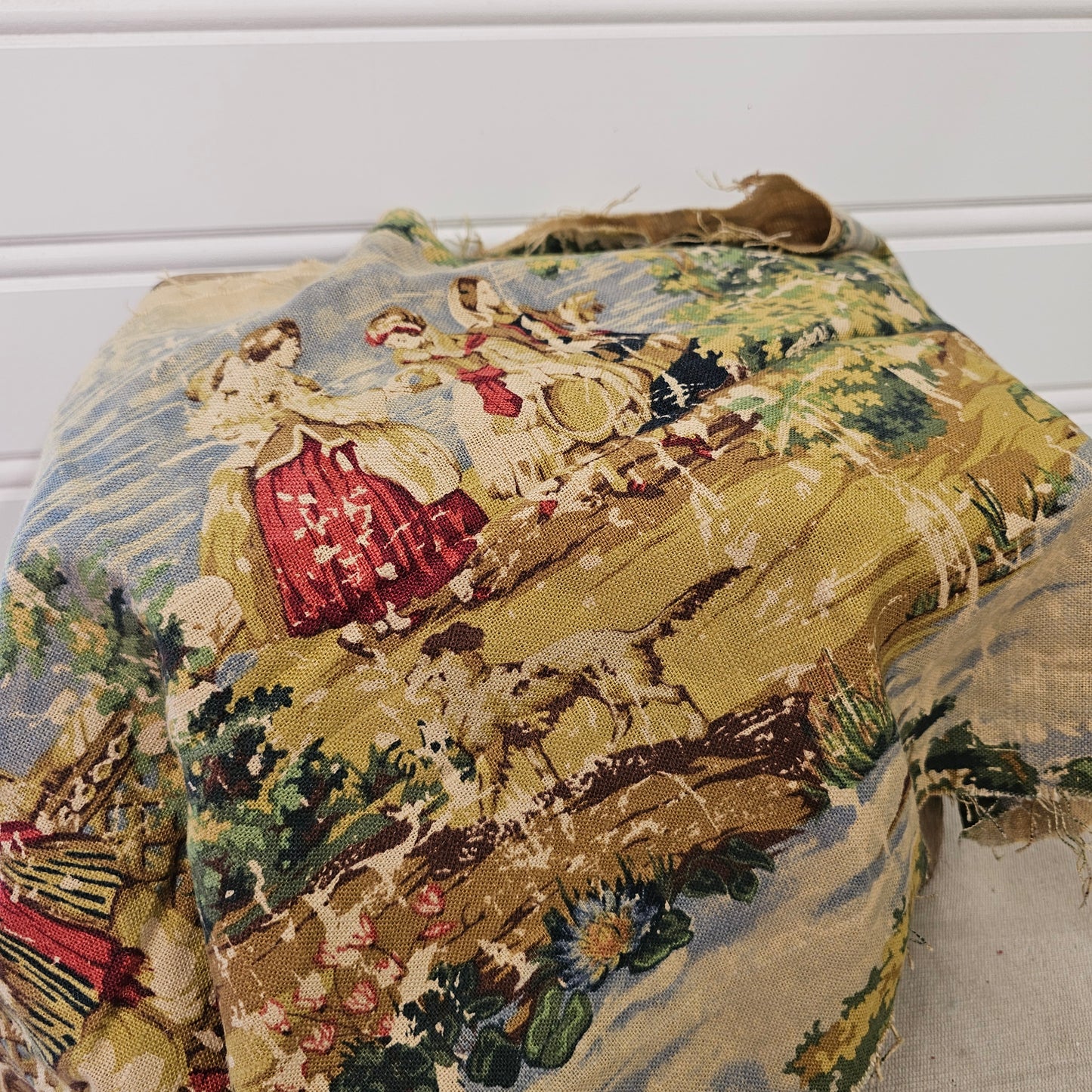 vintage fabric - approx 55"