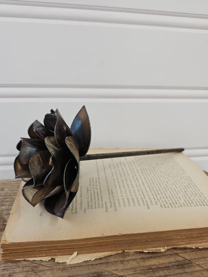 Heavy Metal Rose/Flower Figure
