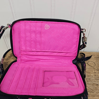 Vera Bradley flamingo 3 in 1 crossbody wallet