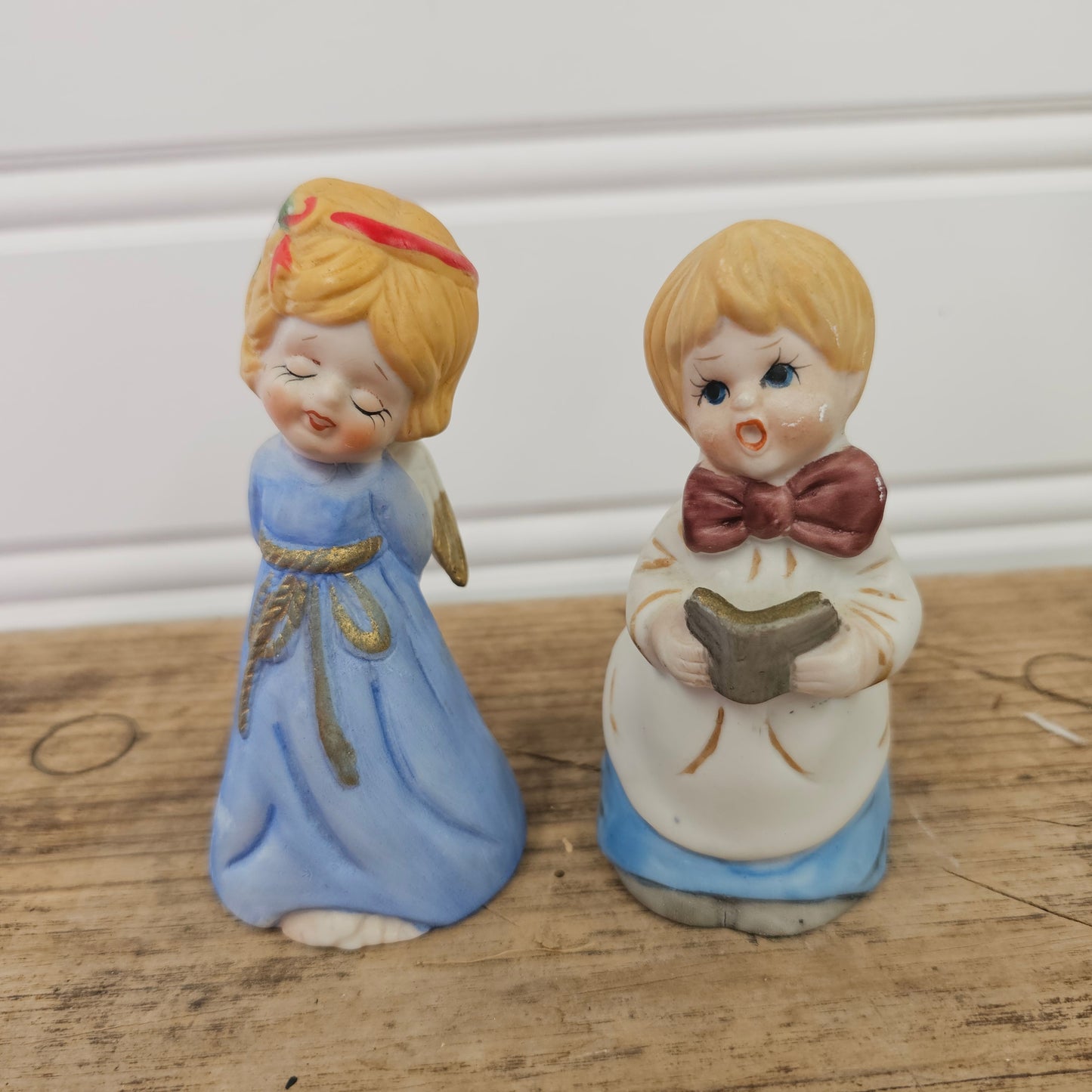 Vintage Jasco Boy and Girl Bells, Taiwan