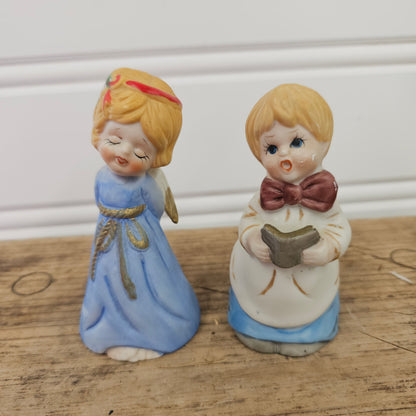Vintage Jasco Boy and Girl Bells, Taiwan