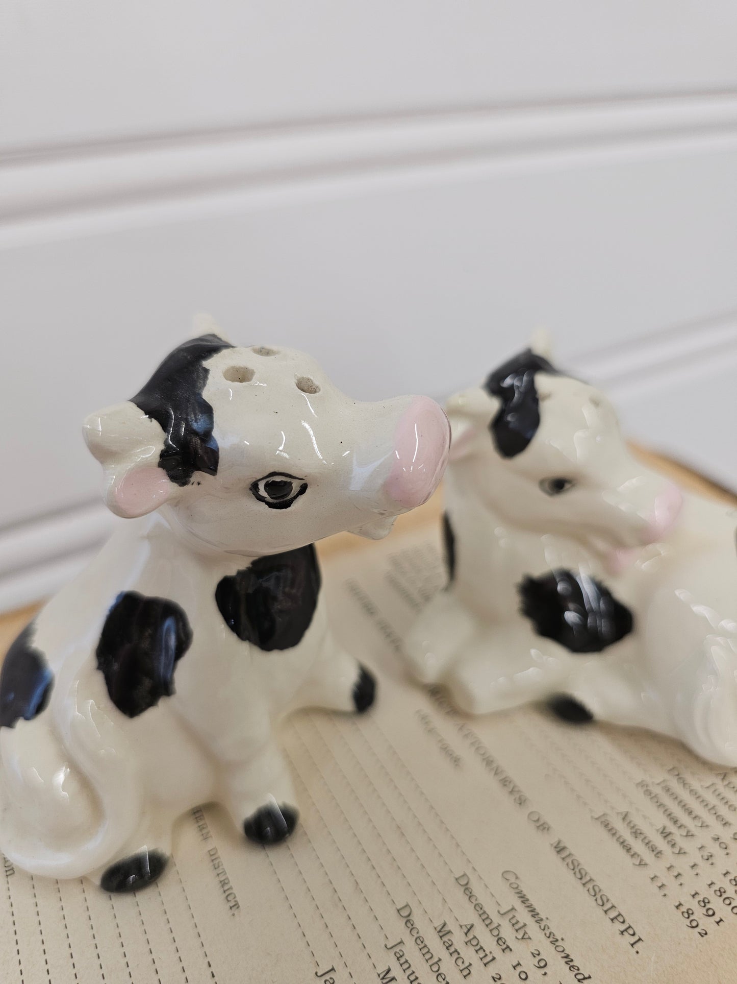 Cow Salt & Pepper Shakers - No Stoppers