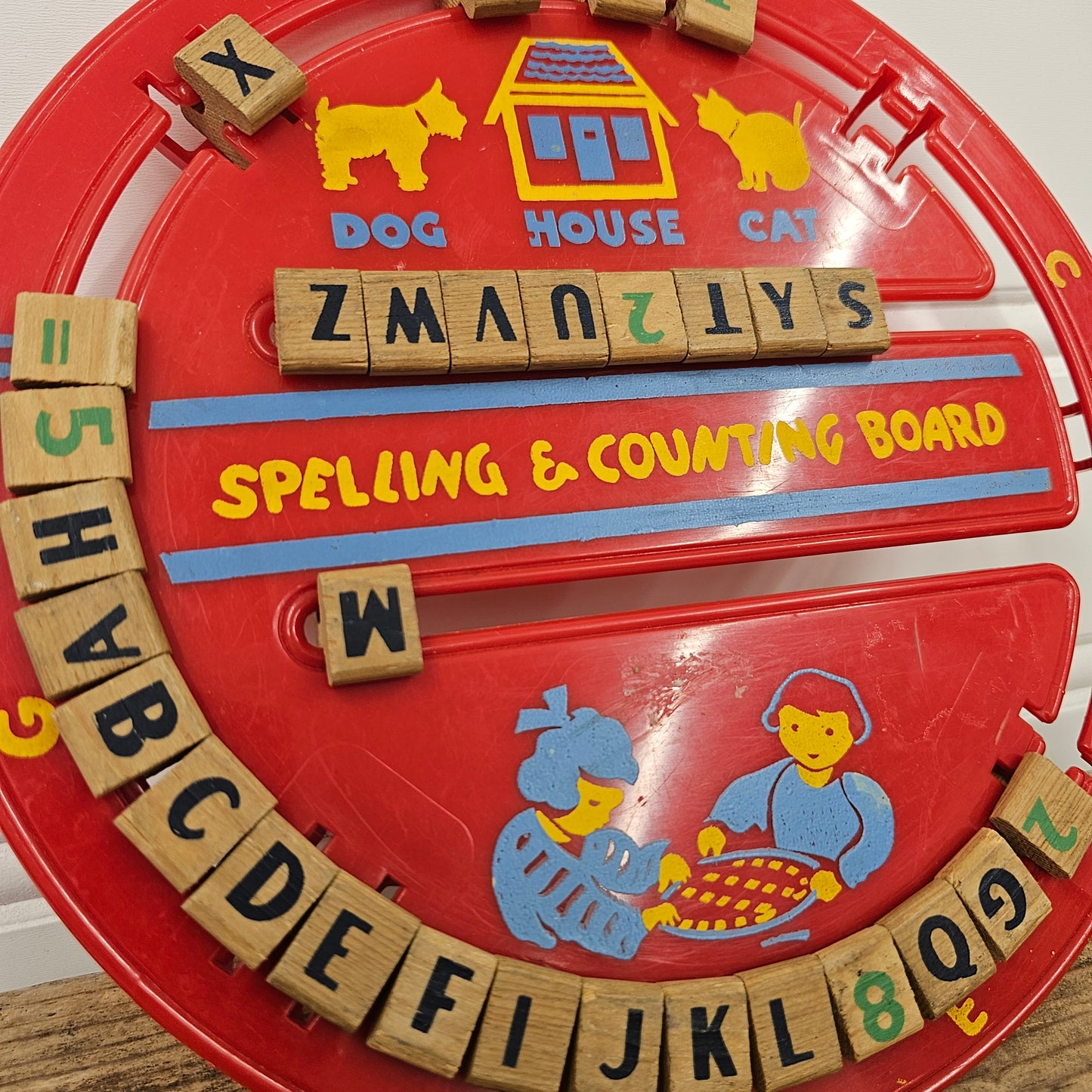 Spelling and Counting Board, made in USA