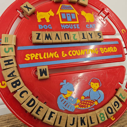 Spelling and Counting Board, made in USA
