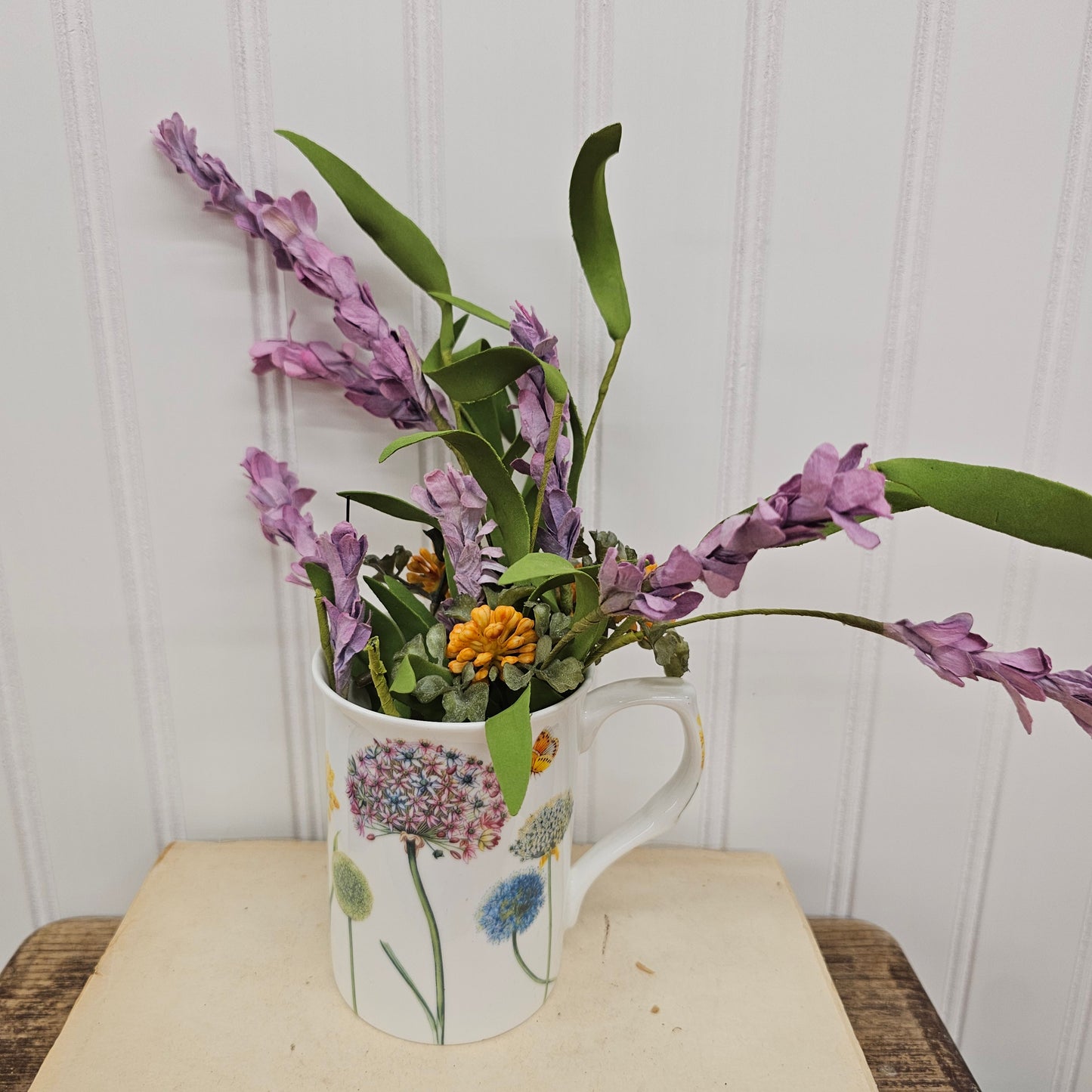 Stechcol Gracie Bone China mug with florals