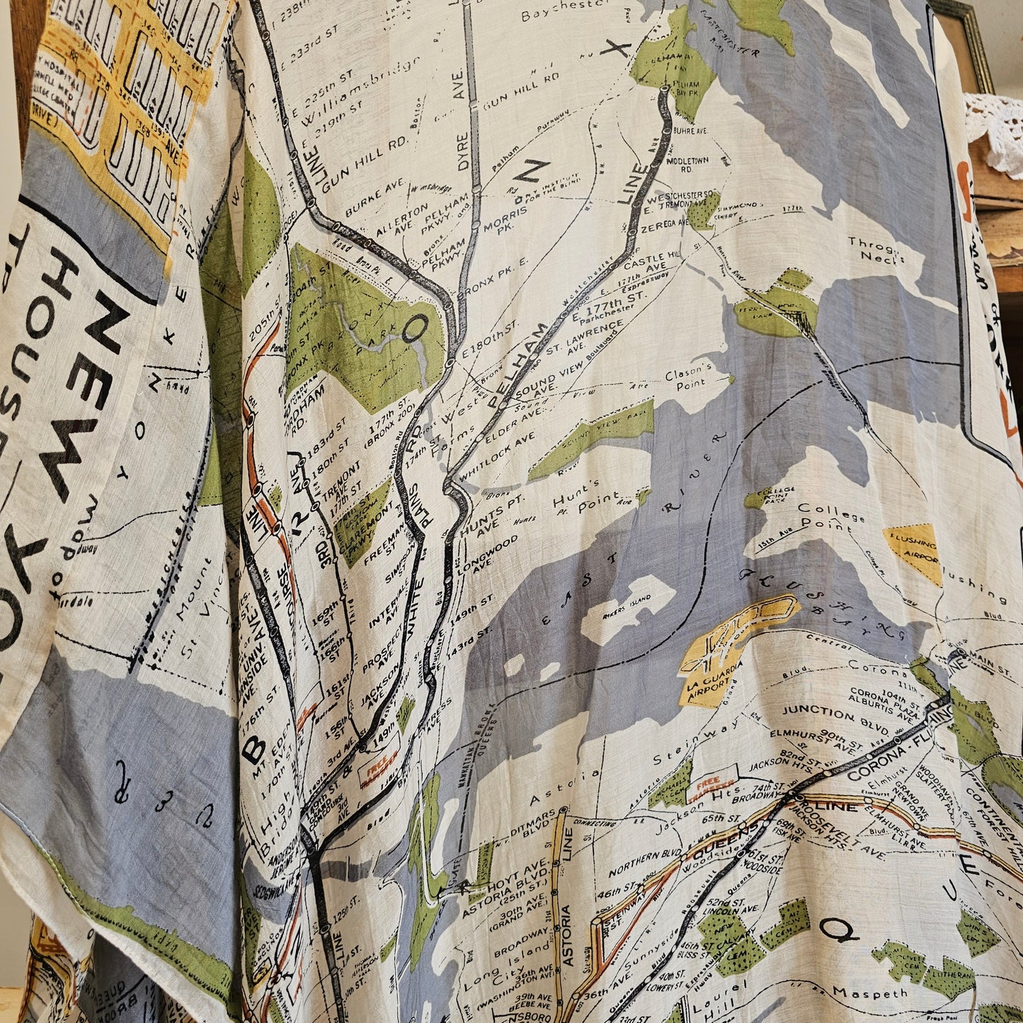 One Hundred Stars Map Shawl