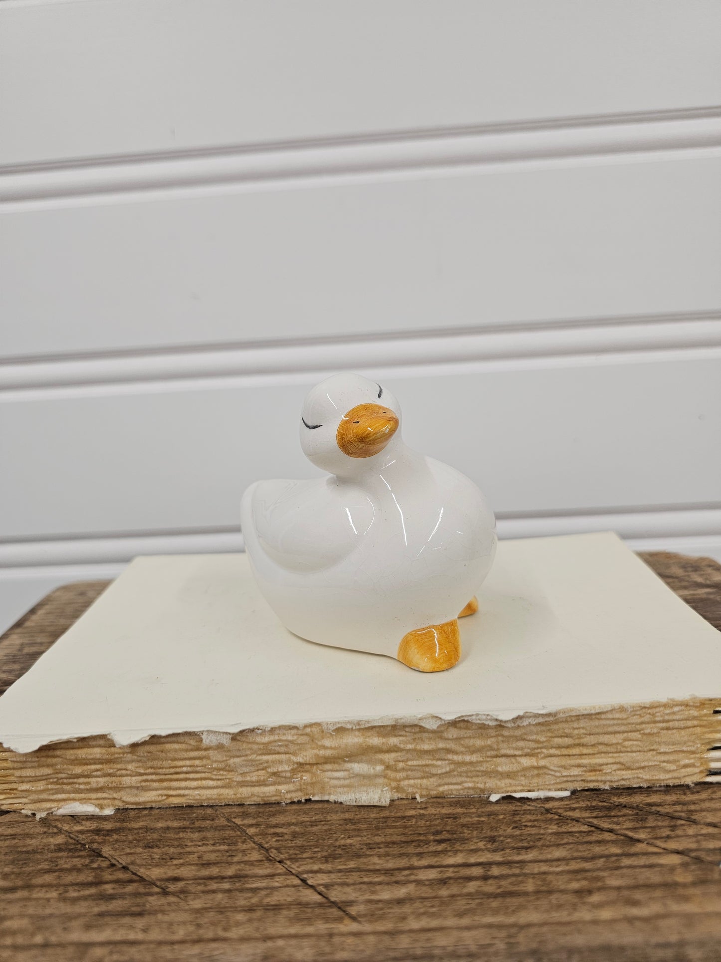 vintage duck figurine