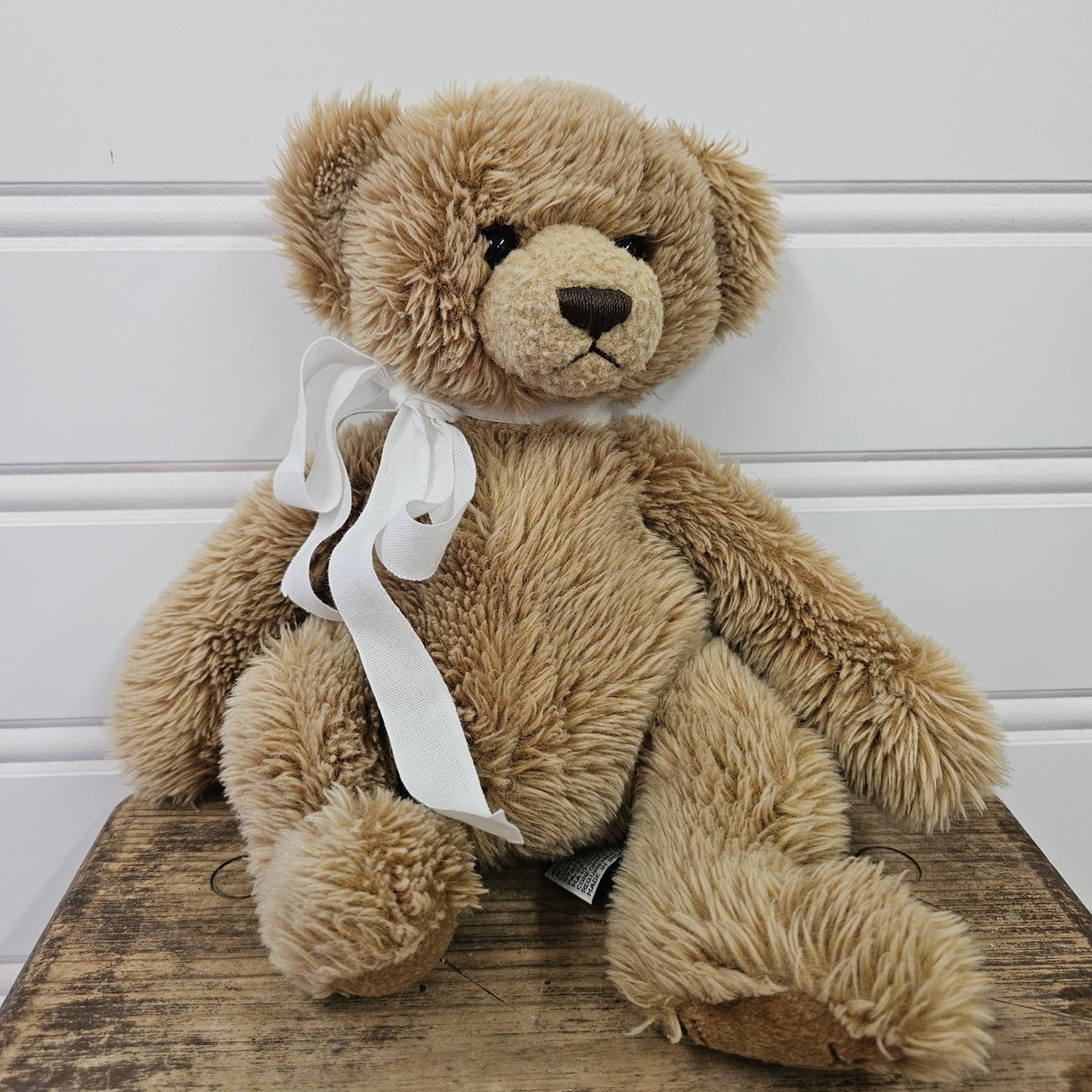 Harrods Knightsbridge Bear with white bow