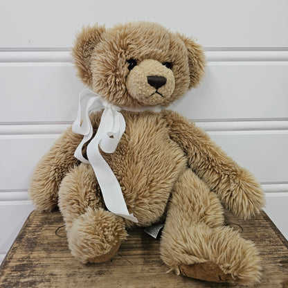 Harrods Knightsbridge Bear with white bow