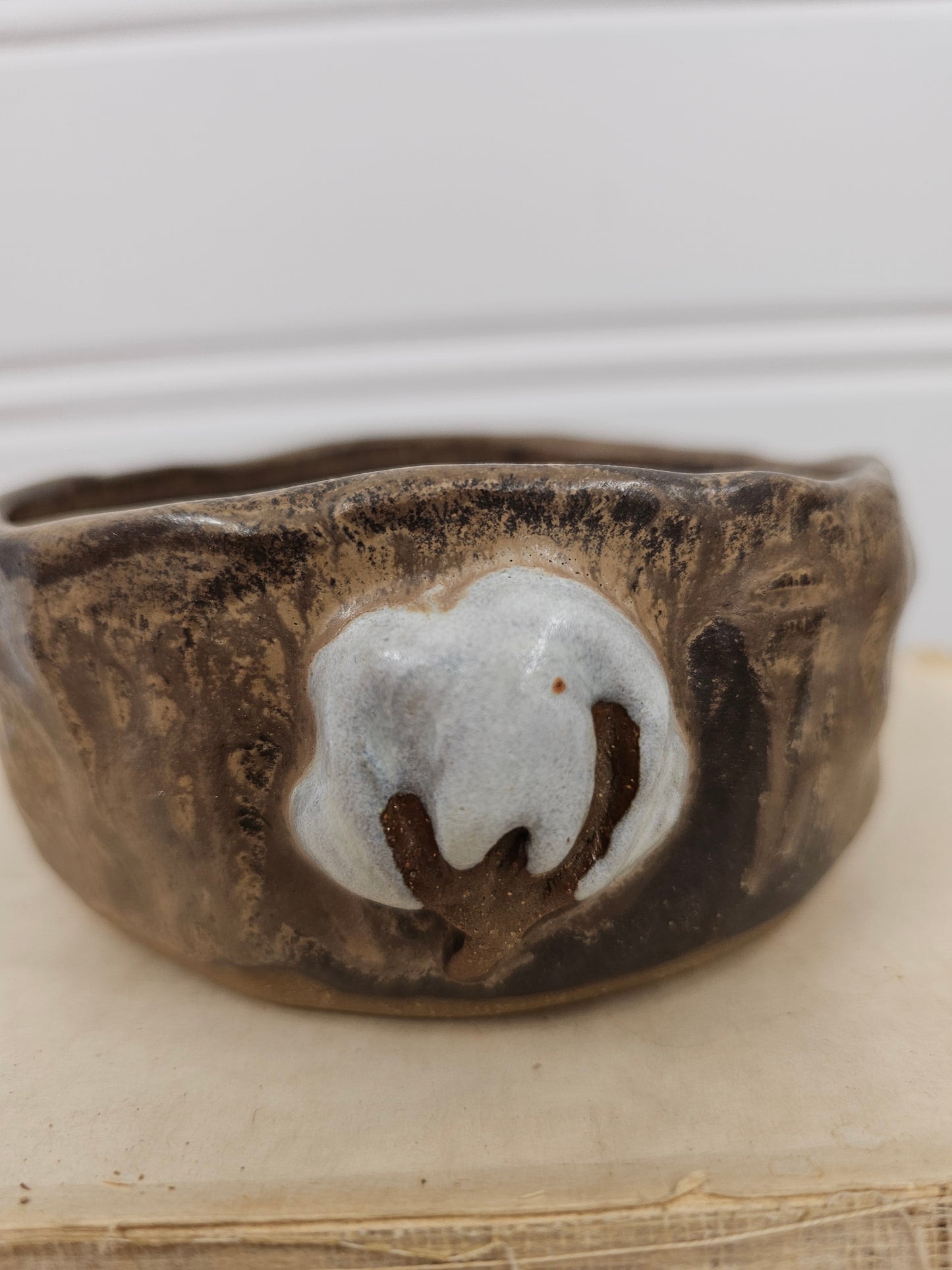 Cotton Pottery Container - Oxford Candle Co.