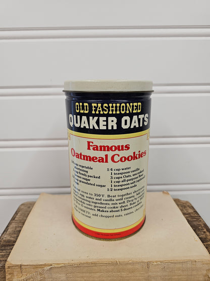Vintage Quaker Oats Tin