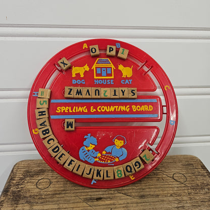 Spelling and Counting Board, made in USA