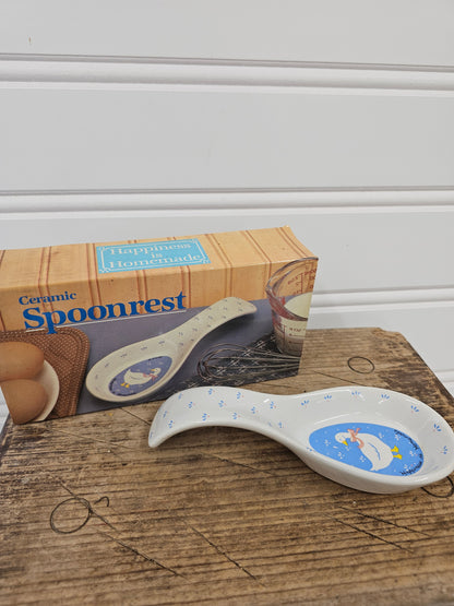 Goose Ceramic Spoon Rest - 1987