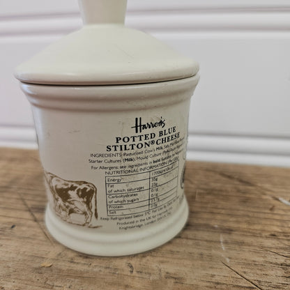 Harrods Potted Blue Stilton Cheese Container