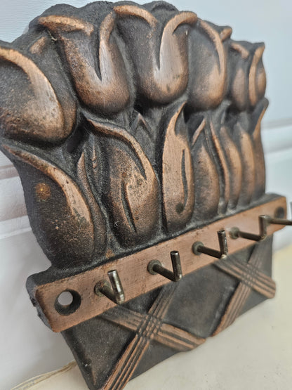 Copper Tulip Key Holder - Pfaltzgraff