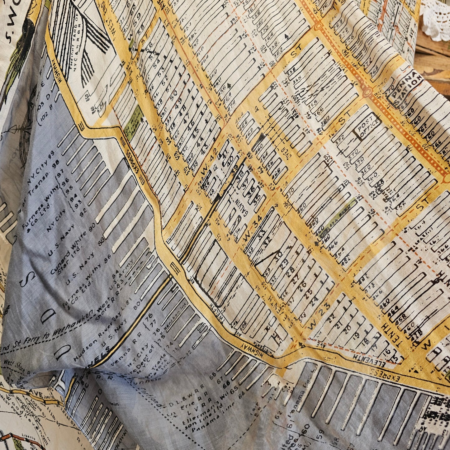 One Hundred Stars Map Shawl