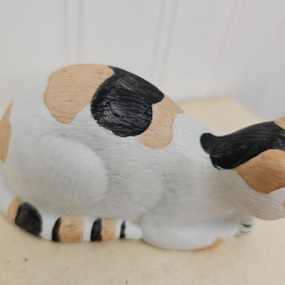 Silvestri ceramic calico cat figurine - taiwan