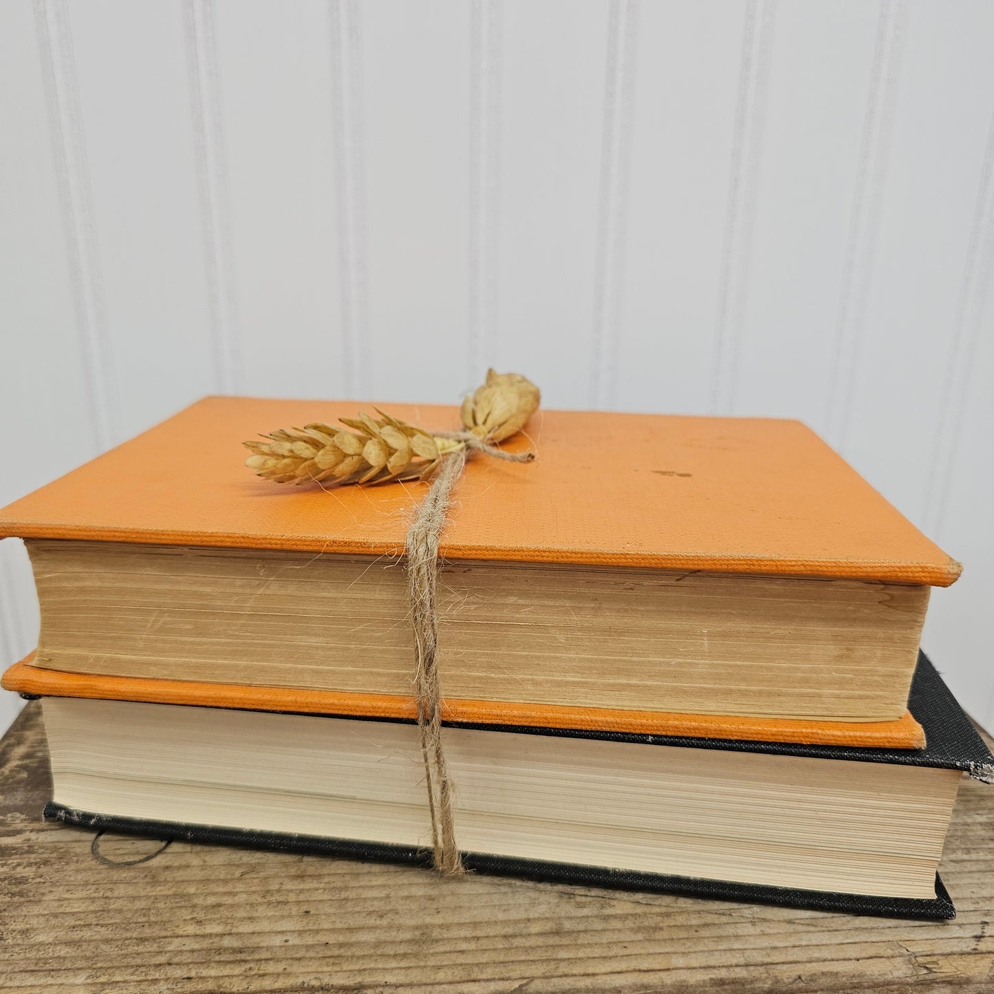 Orange and black book set