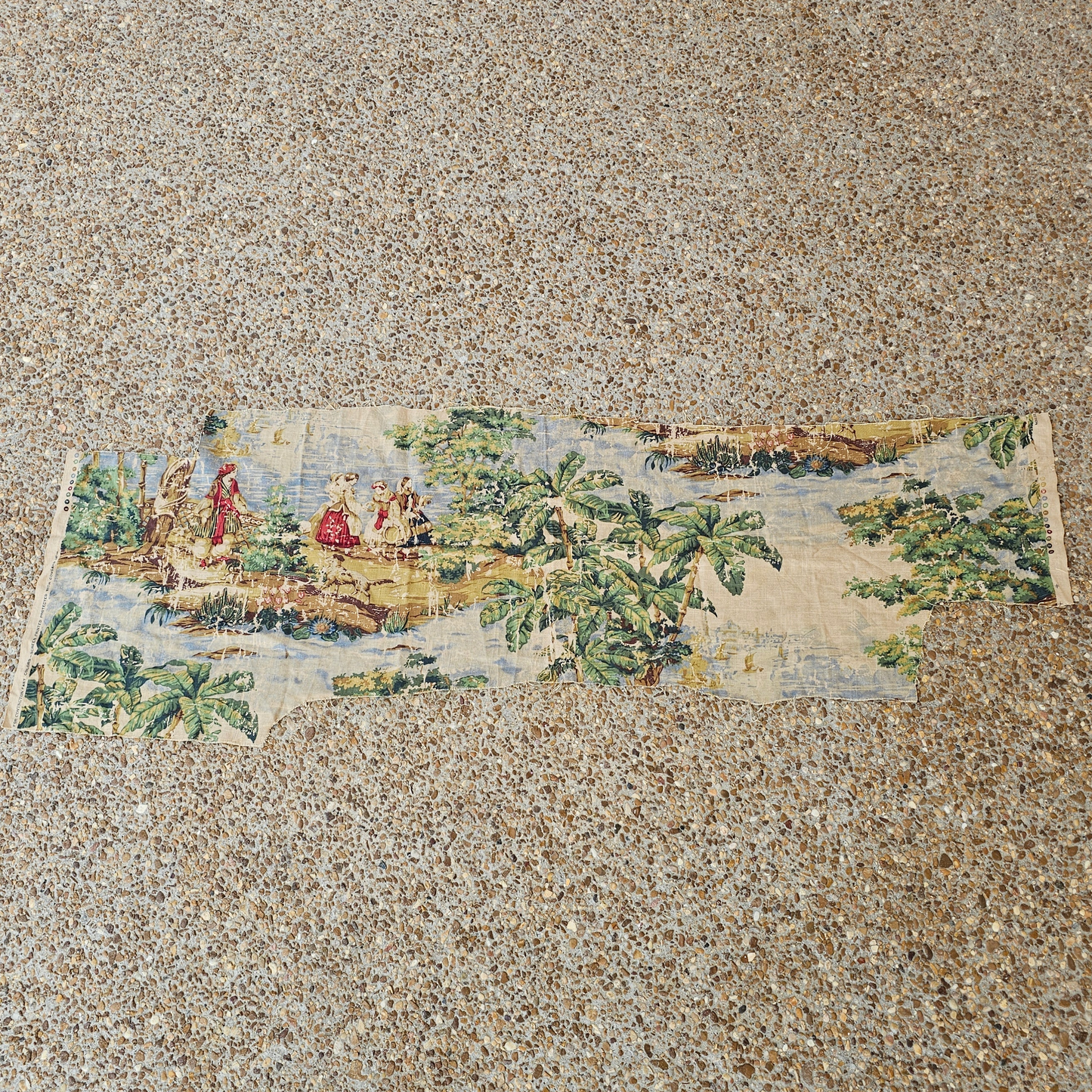 vintage fabric - approx 55"
