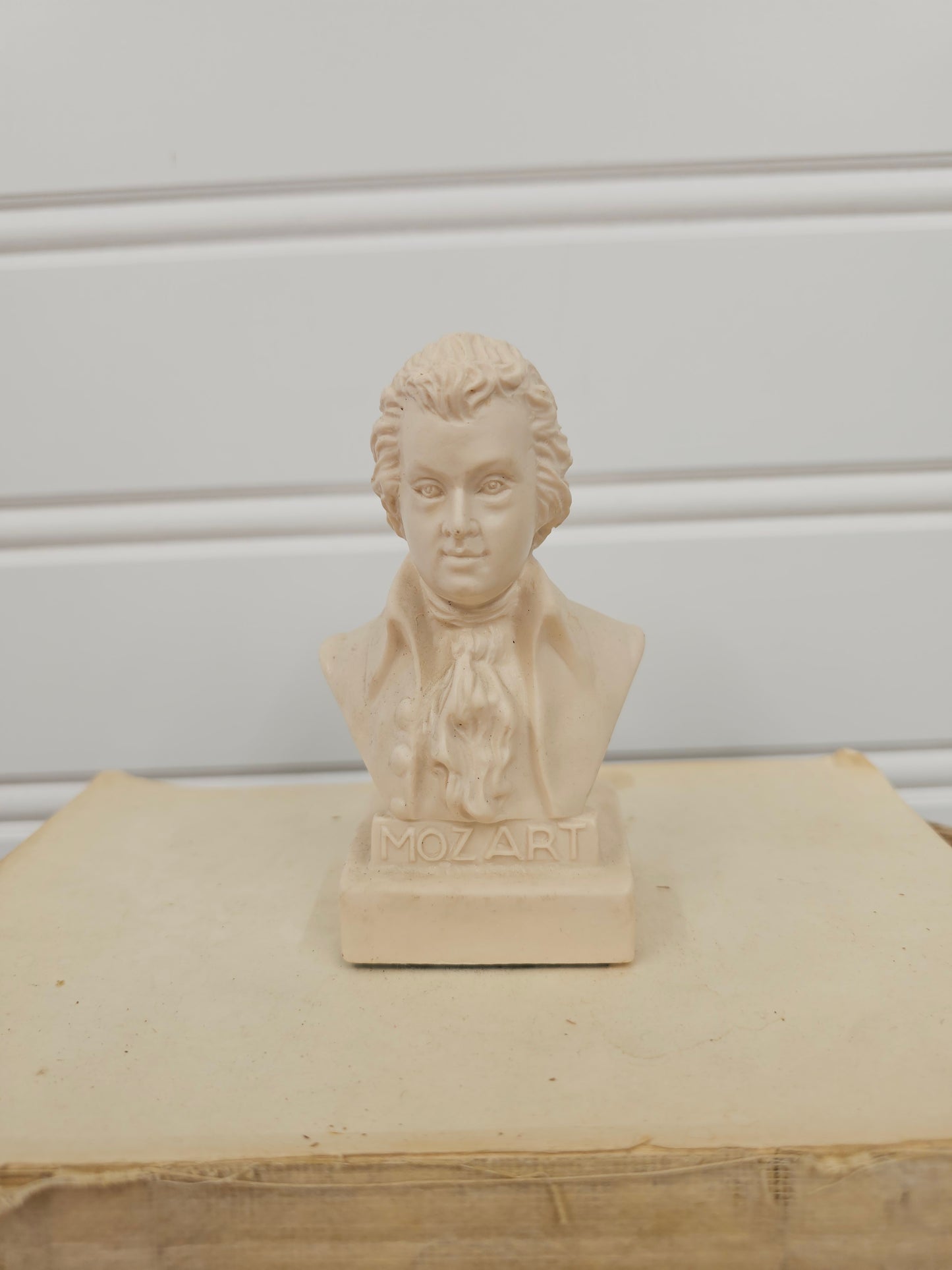 Vintage Mozart Bust - Plastic