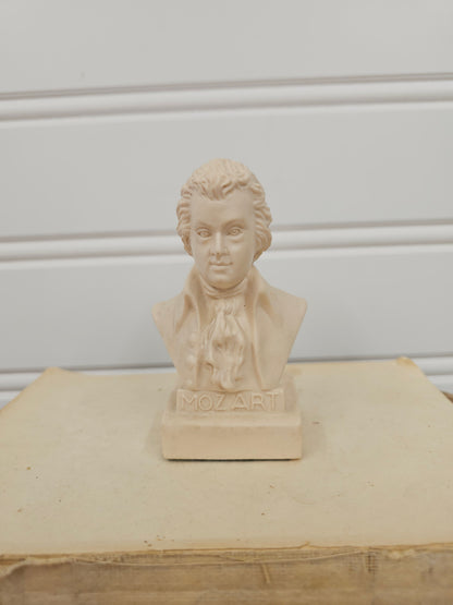 Vintage Mozart Bust - Plastic