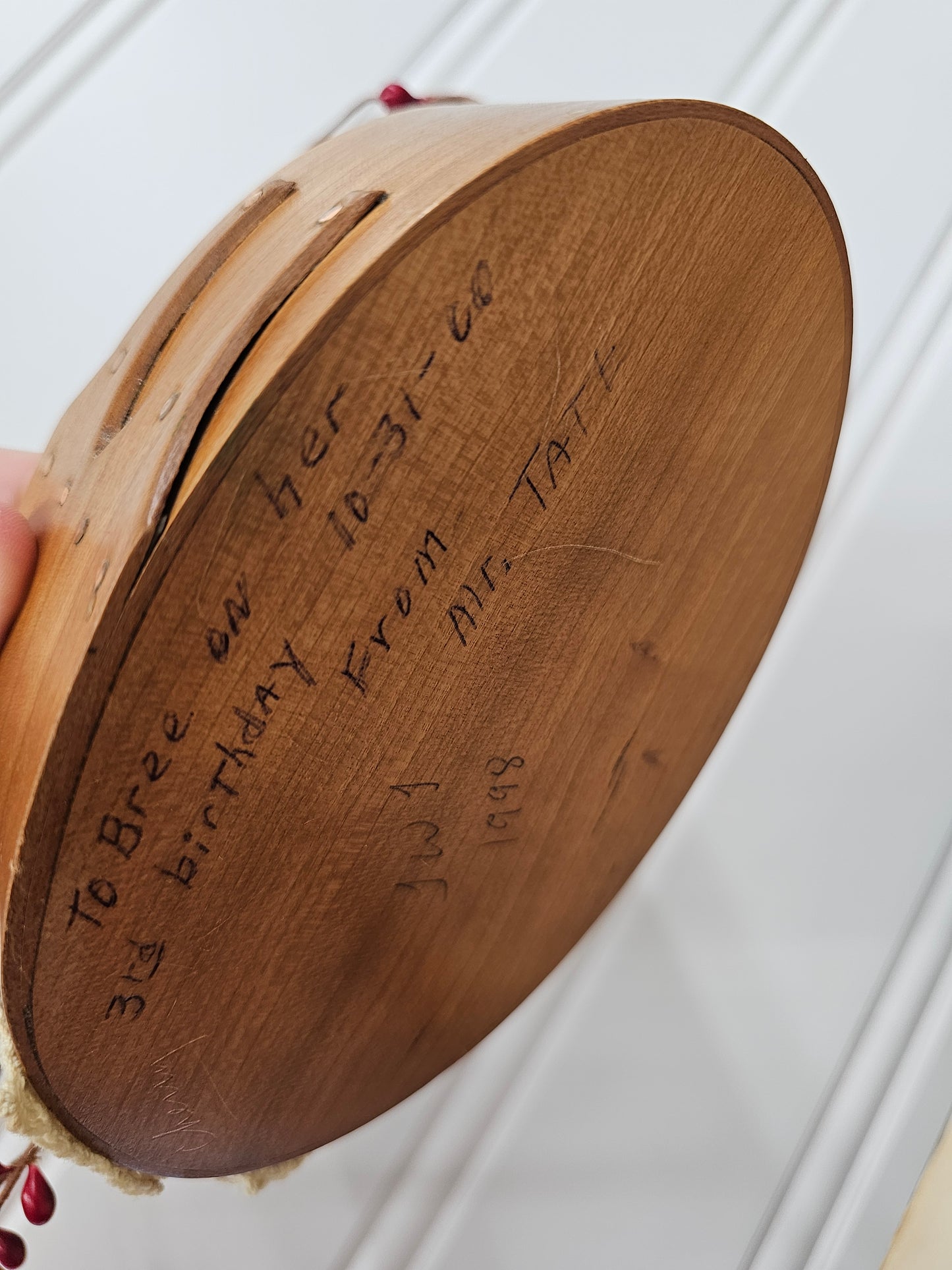 Americana Vignette in Wooden Basket