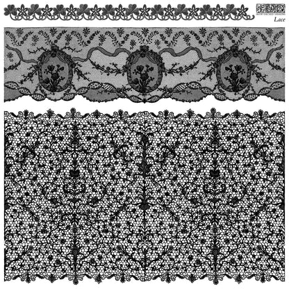 Vintage Lace 12 x 12 IOD stamp